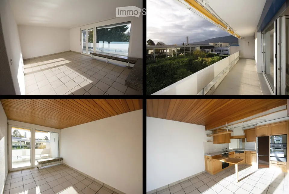 Appartement spacieux 3.5 pièces avec grande terrasse, y compris garage