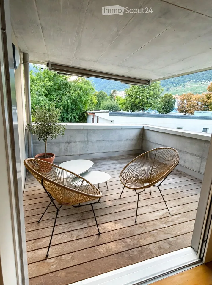 Appartamento di 2,5 locali con balcone a Martigny