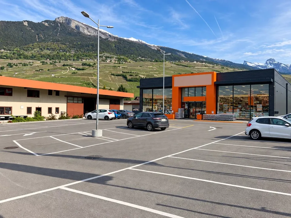 Zu vermieten ? Gewerbehalle in Conthey – Foto 2 von 4
