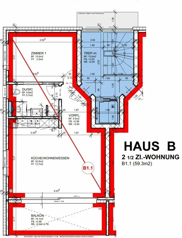 Nachmieter gesucht per 1.12.2026 - neuwertige 2.5-Zimmer-Wohnung in Reinach