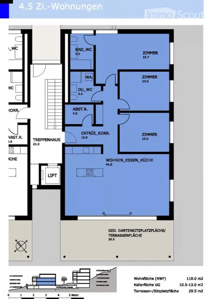 Spacious 4.5-room apartment in a quiet location in Affoltern am Albis