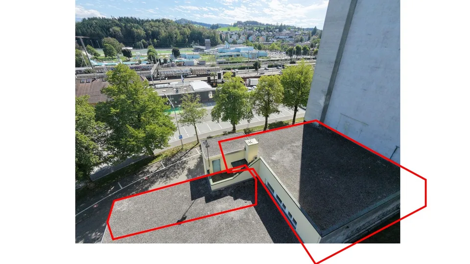 Gewerbefläche am Bahnhof Gossau in Rohbaumiete – Foto 2 von 20