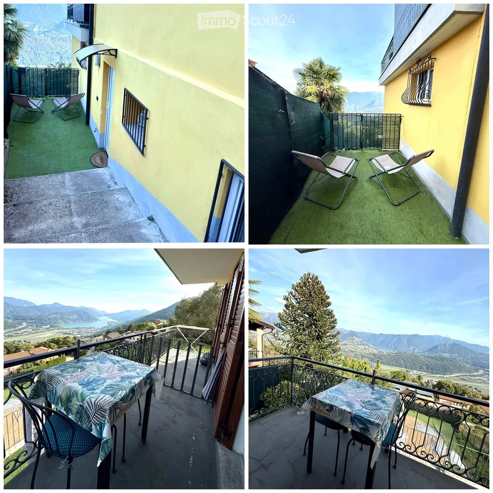 Cademario appartement 2.5 pièces meublé