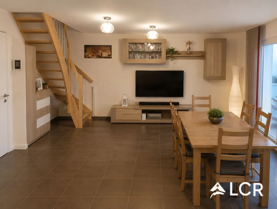 Wohnung mit 4.5 Zimmern / 3 Schlafzimmern / mit eigenem Garten in Bavois