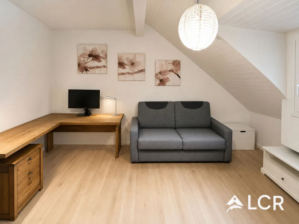 Wohnung mit 4.5 Zimmern / 3 Schlafzimmern / mit eigenem Garten in Bavois