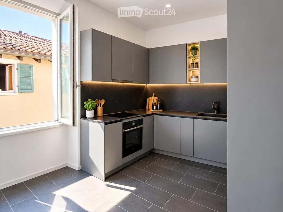 Geräumige 1-Zimmer-Wohnung im 1. Stock in alter Locarneser Villa