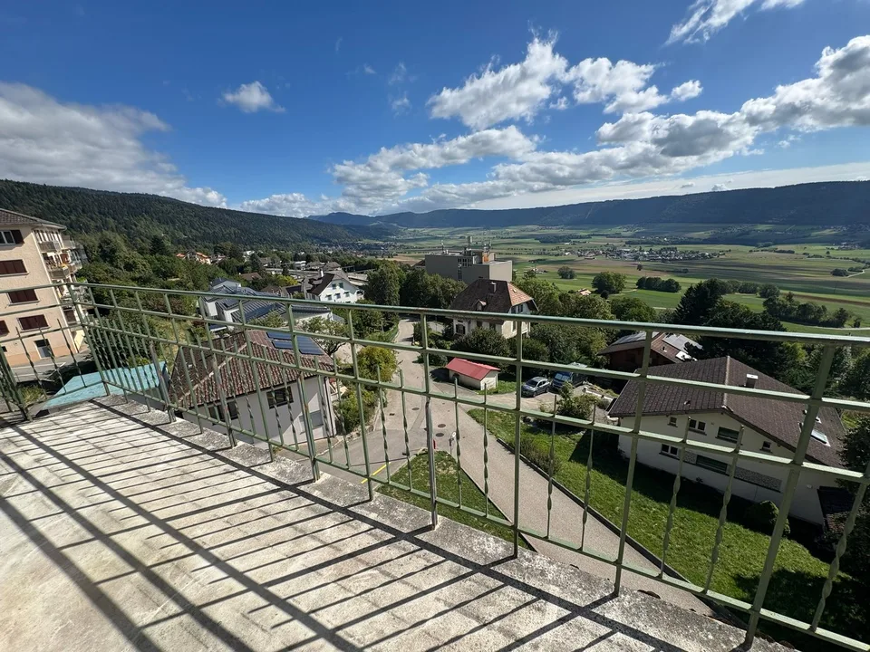 Bell'appartamento di 4 locali ristrutturato con vista panoramica – Les Hauts-Geneveys