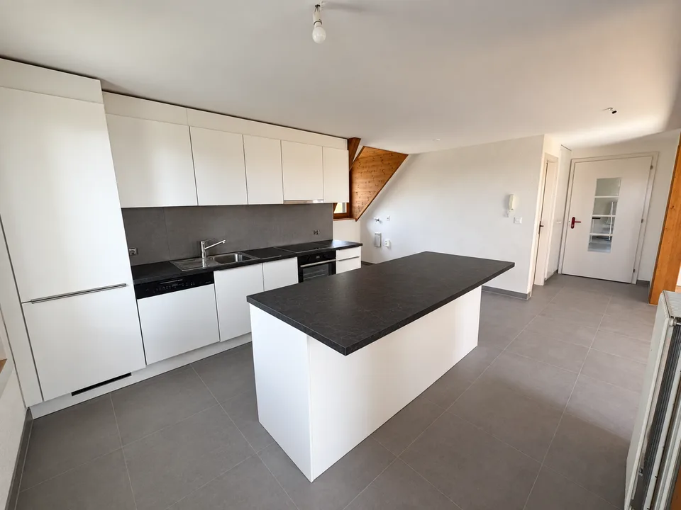 Bell'appartamento di 4 locali ristrutturato con vista panoramica – Les Hauts-Geneveys
