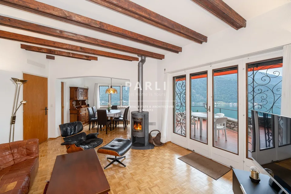 Morcote | Exklusive Villa mit Seeblick und Ausbaupotenzial bis ca. 500 m² – foto 3 di 9