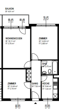 3 Bedroom Apartment in Quiet and Idyllic Rorschacherberg