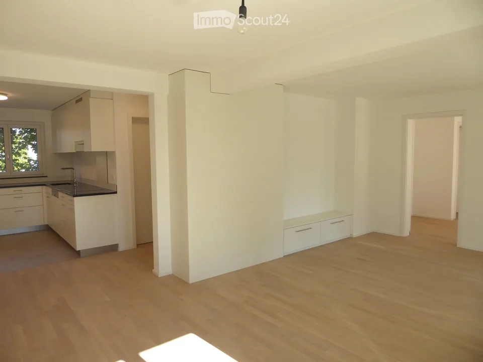 Appartement complètement rénové, beau, familial avec jardin