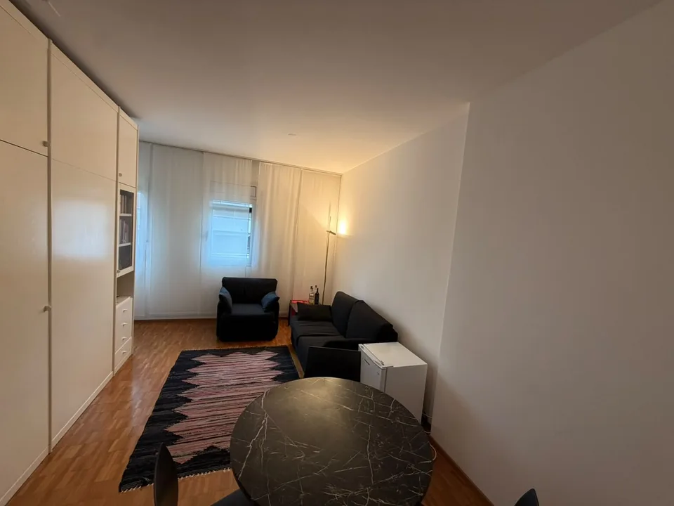 Appartamento monolocale arredato di 1.5 locali in centro a Lugano Via Trevano