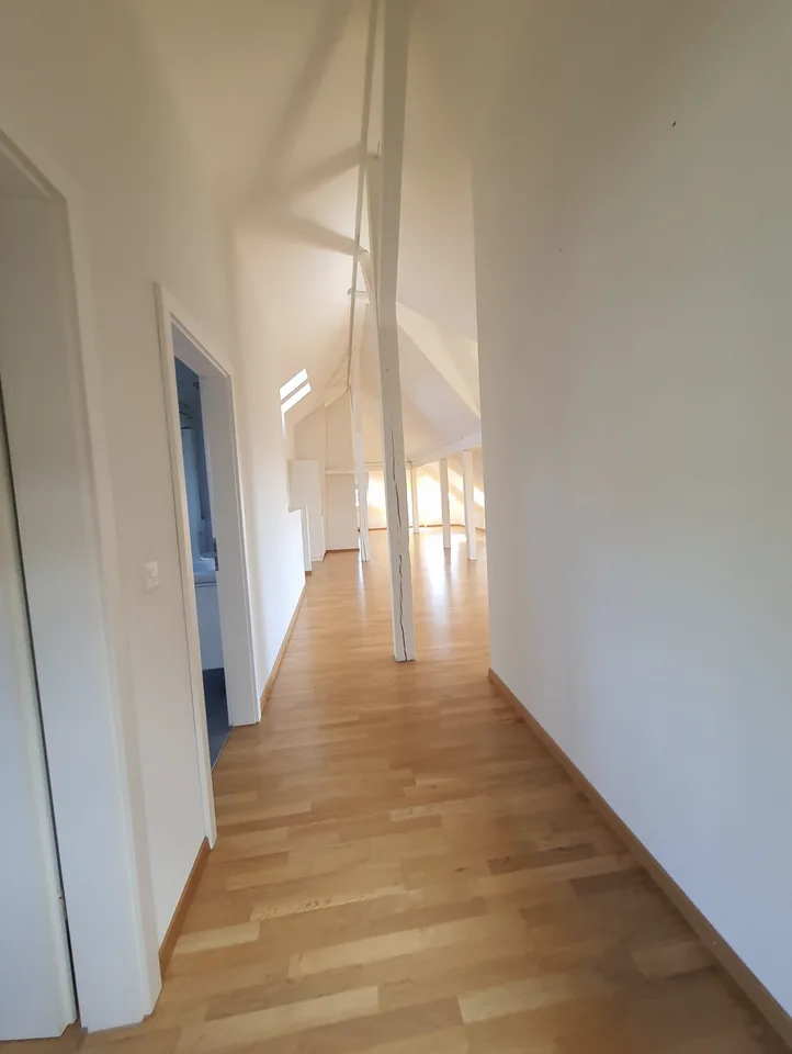 Grosszuegige und helle 3.5-Zimmer-Dachwohnung mit Loft-Charme im Fischermatteli