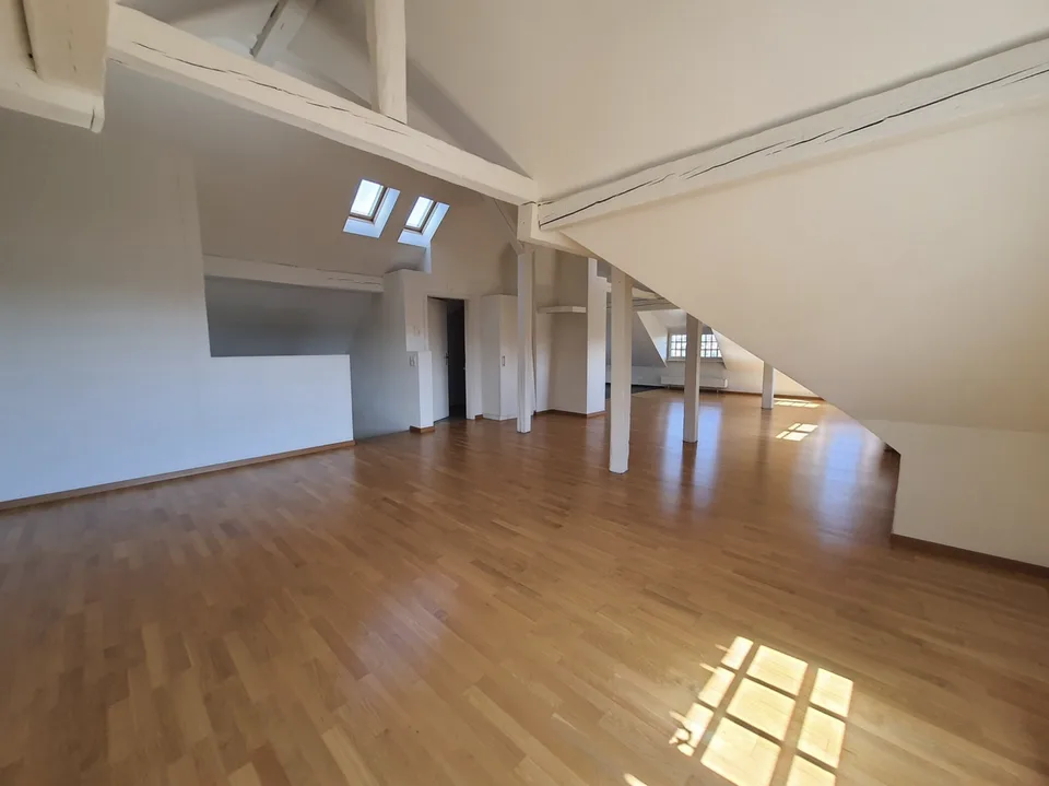 Grosszuegige und helle 3.5-Zimmer-Dachwohnung mit Loft-Charme im Fischermatteli