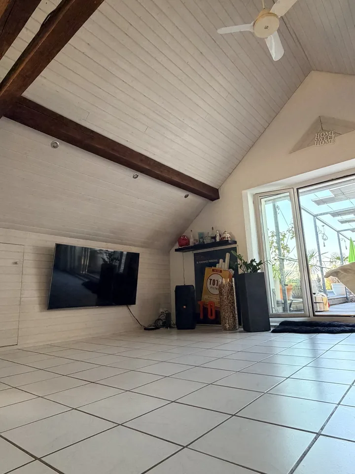 Appartamento di 3,5 locali in stile loft con vista lago e grande terrazza