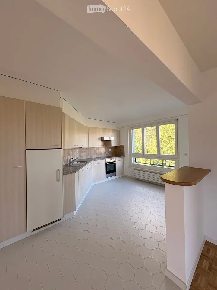 3,5 Zimmer renoviert mit Geschmack, ruhig, mit zwei Balkonen und einer schönen Aussicht