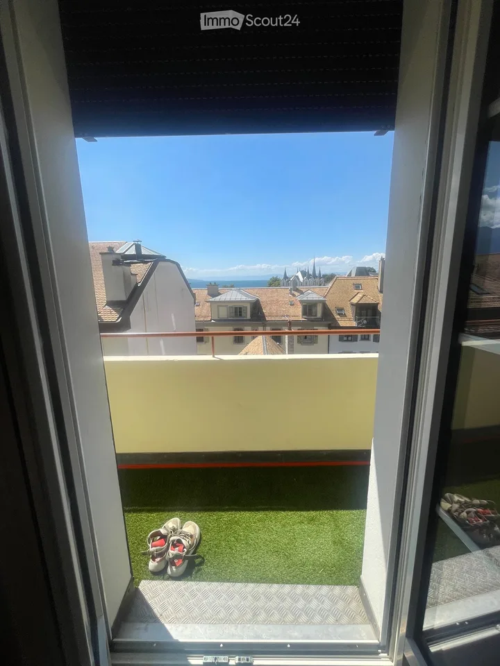 Appartamento 1,5 locali con vista impareggiabile nel centro di Vevey