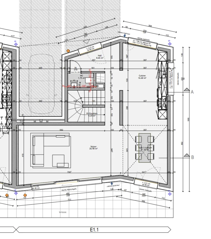 Schöne 4,5-Zimmer-Villa mit Blick auf den Gruyère-See und die Berge (E1.1) – Foto 12 von 12