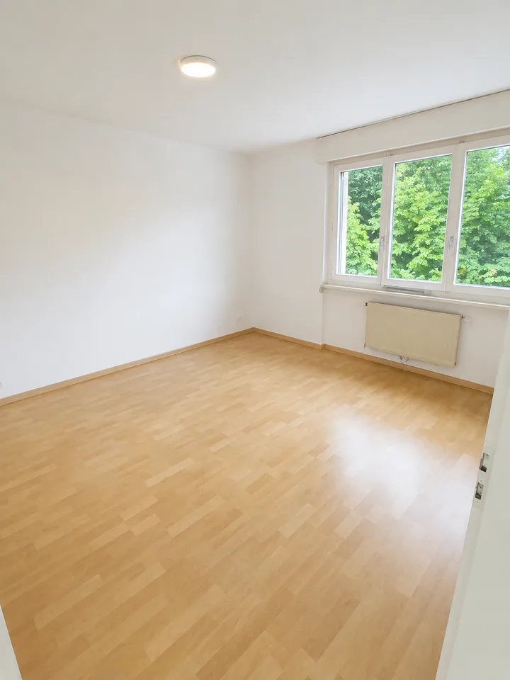 Ampio appartamento di 3,5 locali a Friburgo – Vista sulla verde, balcone e garage: la tua futura casa!