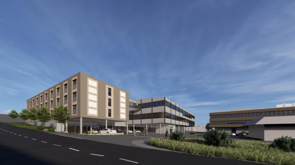 Neubau Gewerbe­haus Leubern: Flächen von 100 m² bis 7'500 m² – Foto 2 von 3