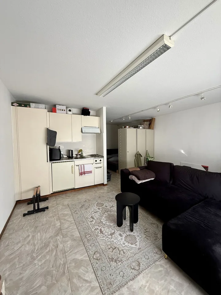 Gemütliche 1½-Zimmer-Wohnung mit Aussenparkplatz