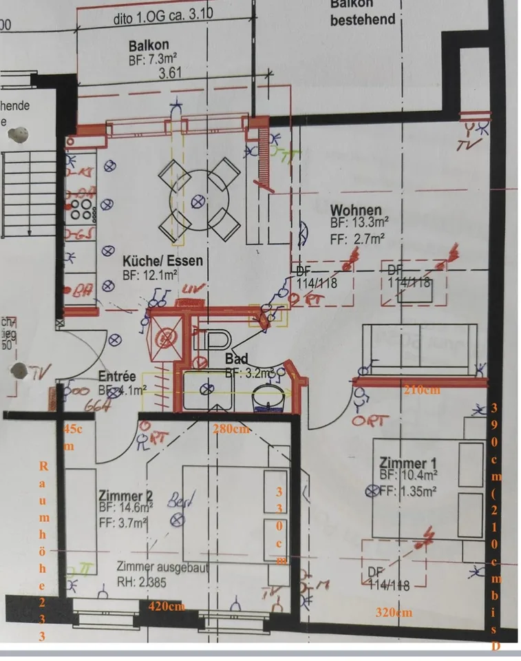 Appartement 3.5 pièces avec balcon à Reiden