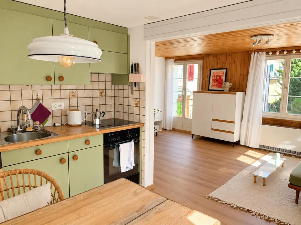 Appartement lumineux avec charme de chalet à sous-louer