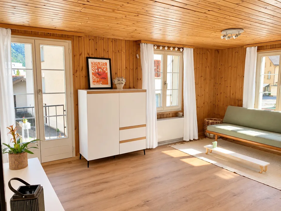 Appartement lumineux avec charme de chalet à sous-louer