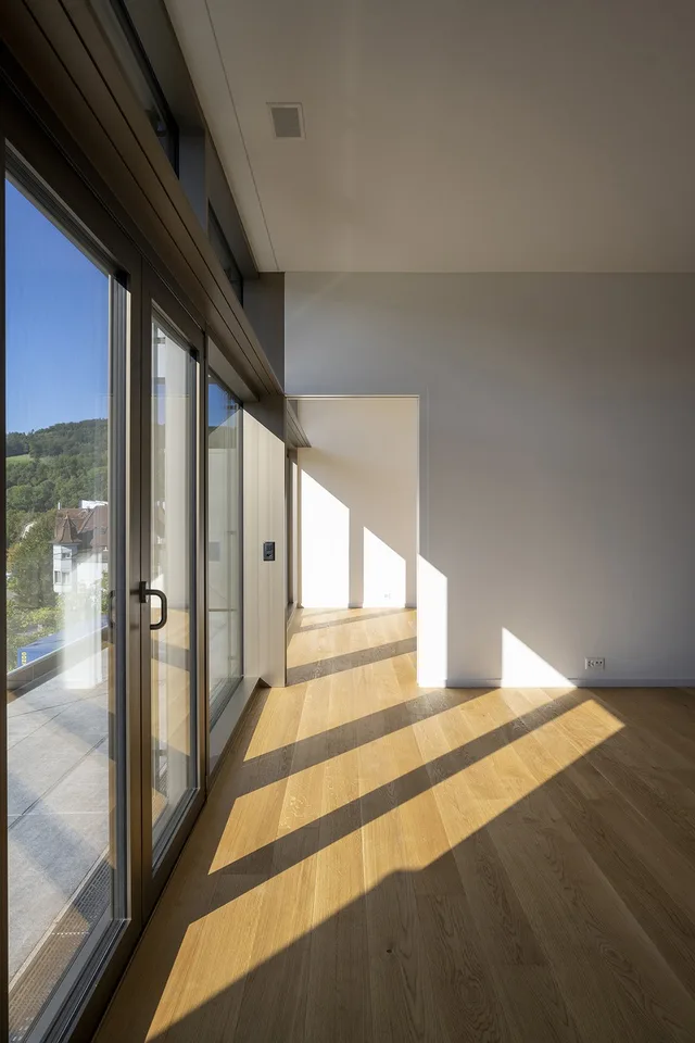 Appartement spacieux 2.5 pièces dans le quartier Postareal Baden avec balcon de 17 m²