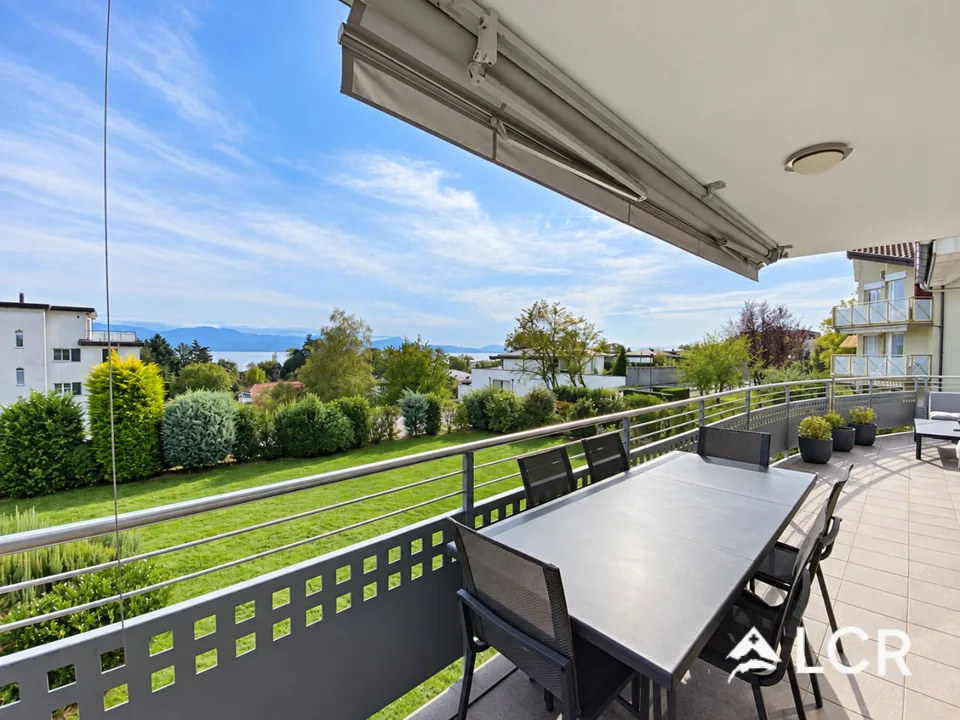 Meraviglioso appartamento arredato di 4,5 locali - Terrazza - Vista lago