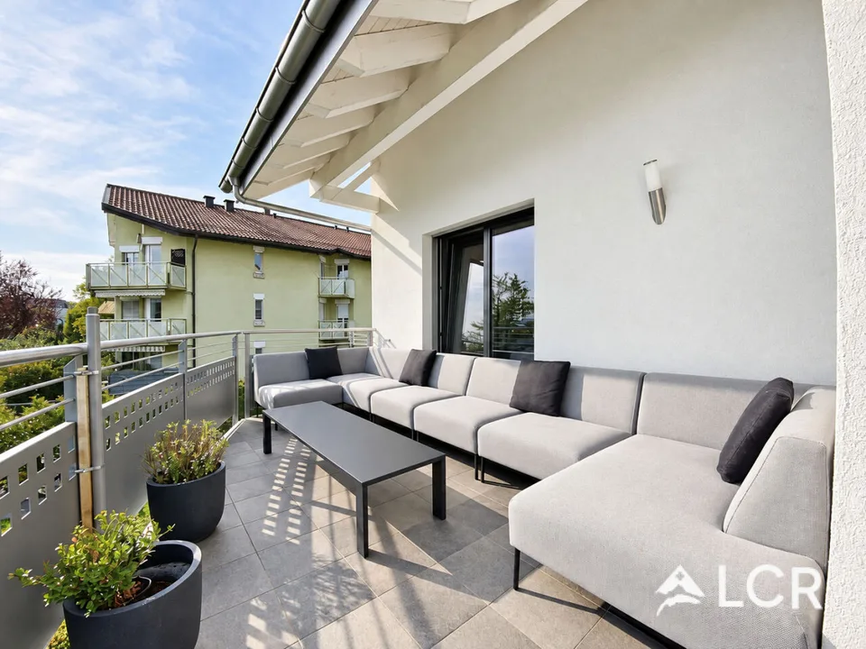 Meraviglioso appartamento arredato di 4,5 locali - Terrazza - Vista lago