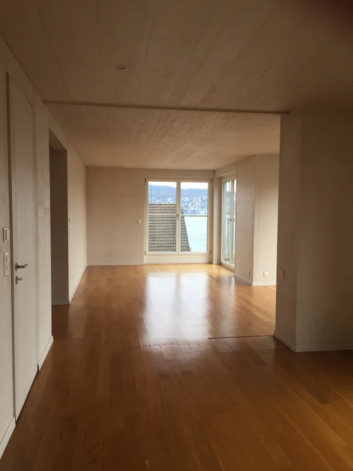 Beautiful 2.5-room attic apartment with lake view