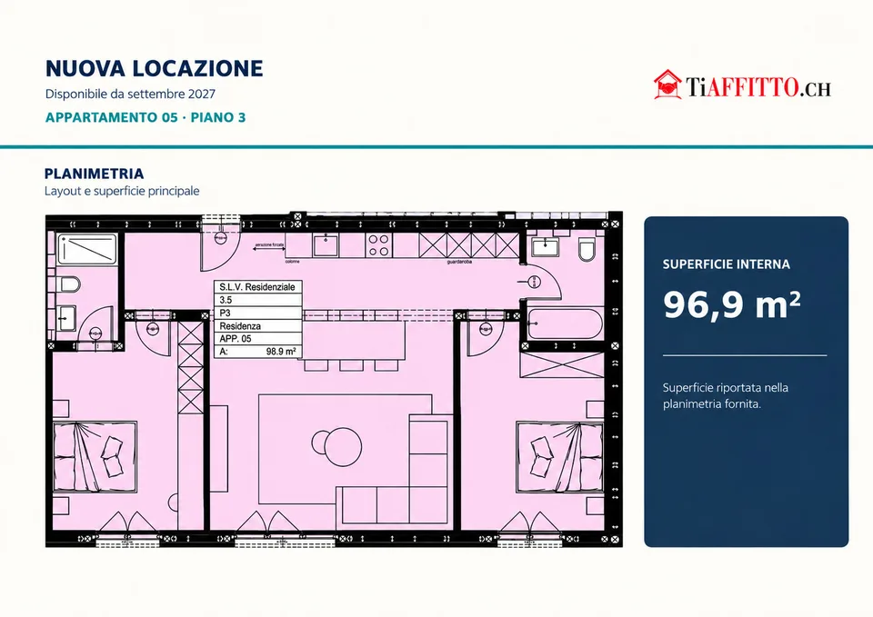 LOCARNO – NEU 3.5 ab September 2027