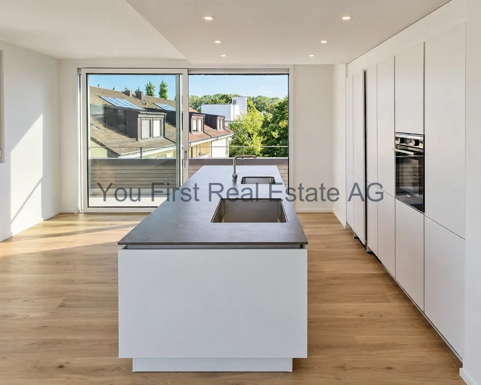 Appartement en attique de 3,5 pièces neuve avec terrasse spacieuse tout autour – photo 5 sur 11
