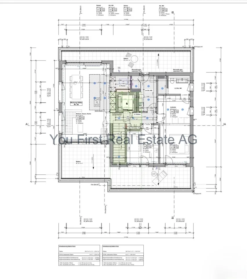 Appartement en attique de 3,5 pièces neuve avec terrasse spacieuse tout autour – photo 10 sur 11