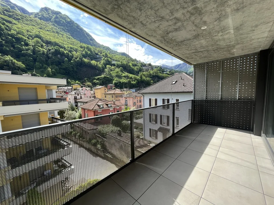 BELLINZONA, Affittasi 2½ locali moderno e centrale