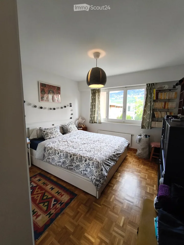 Helles 3-Zimmer-Wohnung mit Balkon in Vevey - Übernahme des Mietvertrags
