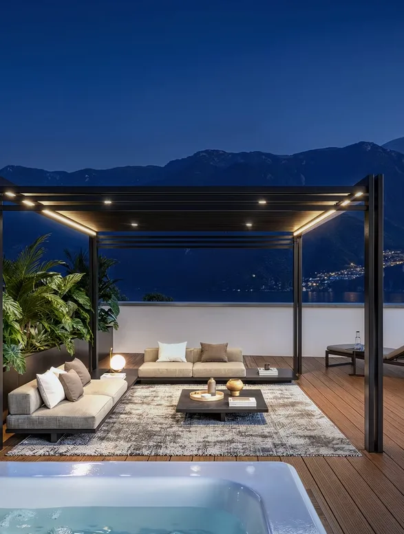 Massagno – Penthouse exclusif avec jardin sur le toit privé – photo 2 sur 5