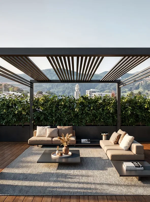 Massagno – Penthouse exclusif avec jardin sur le toit privé – photo 4 sur 5