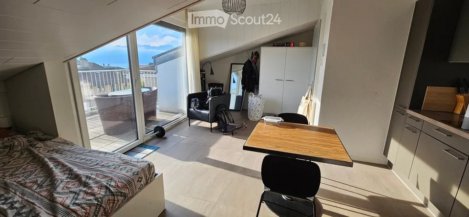 Très beau studio avec une vue magnifique sur le lac
