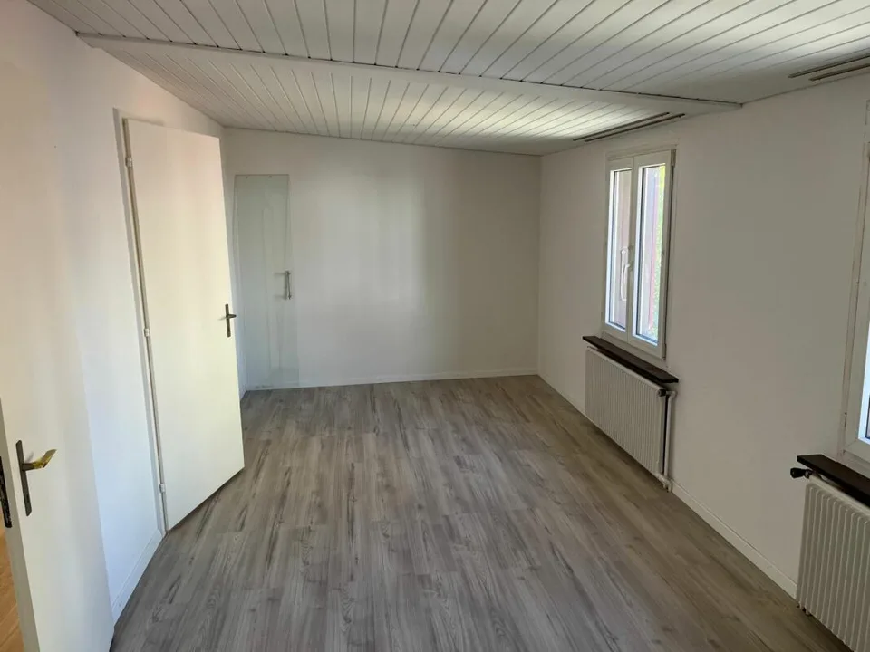 Appartement rénové avec poêle suédois, garage & espace de stationnement