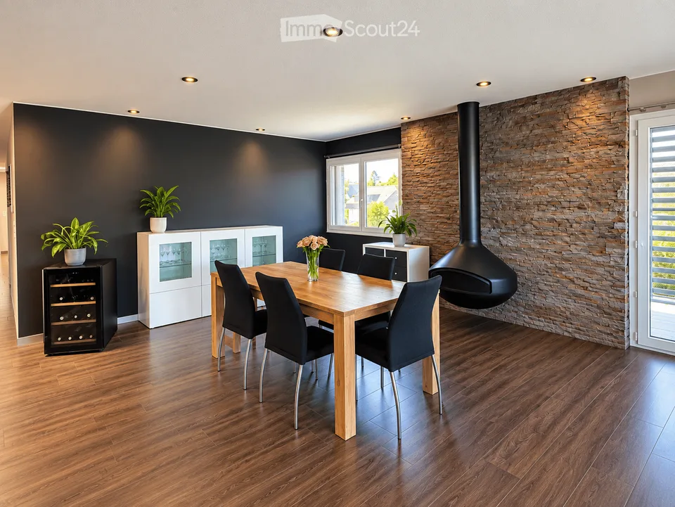 Schöne, grosse und moderne Wohnung an ruhiger Lage mit Weitblick