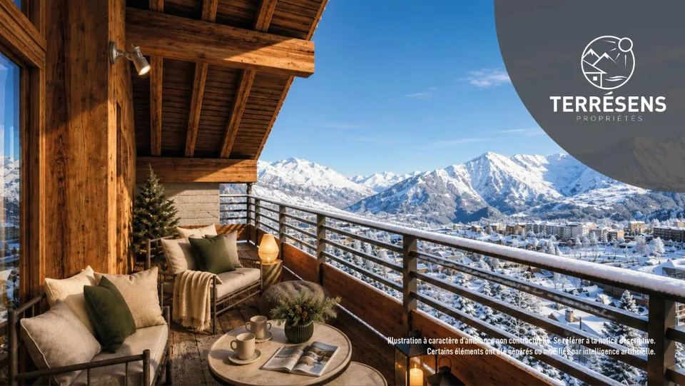 APPARTEMENT T2 - RÉSIDENCE LE CAPRICE BLANC À LA TOUSSUIRE – Foto 8 von 13