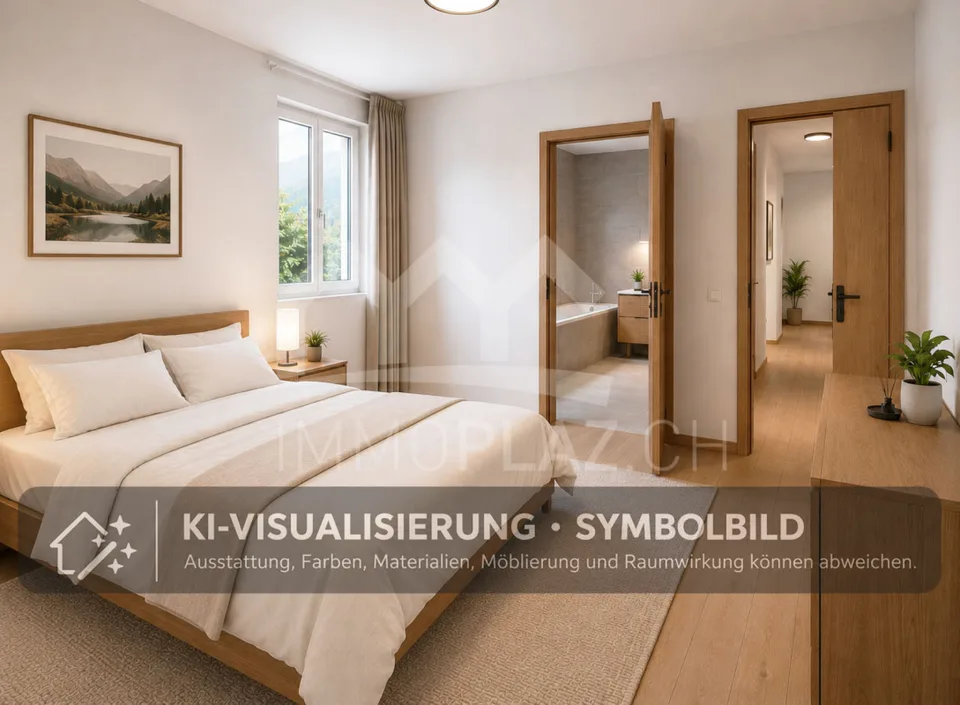 Appartamento 4½ locali con balcone & vista libera sulla montagna – foto 3 di 6