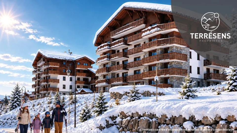 APPARTEMENT T5 DUPLEX - RÉSIDENCE LES CHALETS DE L'ADONIS AUX MÉNUIRES – Foto 2 von 9