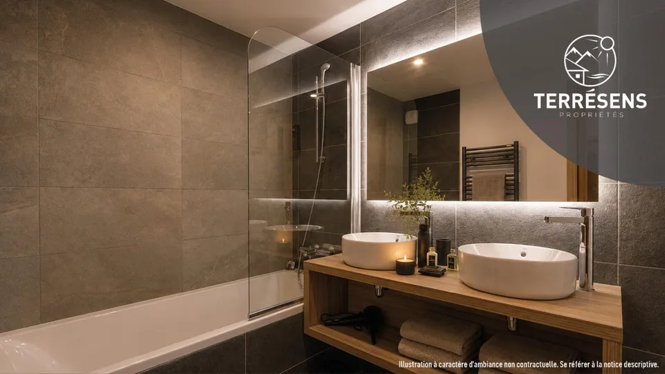APPARTEMENT T5 DUPLEX - RÉSIDENCE LES CHALETS DE L'ADONIS AUX MÉNUIRES – Foto 9 von 9