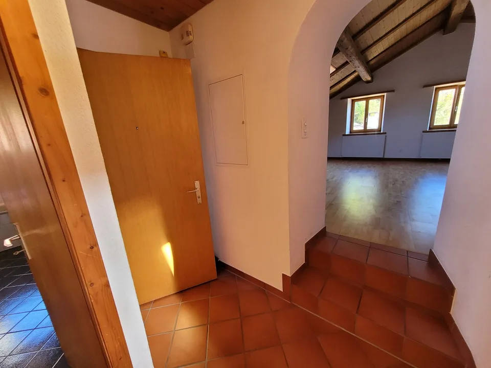 Appartement de 3,5 pièces en mansarde à Tamins – disponible immédiatement
