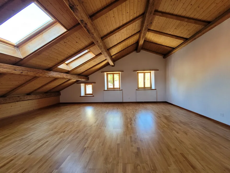 Appartement de 3,5 pièces en mansarde à Tamins – disponible immédiatement