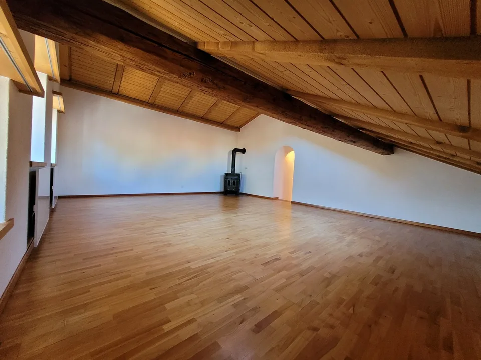 Appartement de 3,5 pièces en mansarde à Tamins – disponible immédiatement