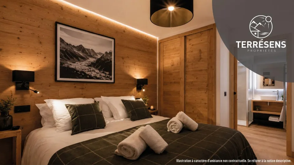 APPARTEMENT T4 - RÉSIDENCE LES CHALETS DE L'ADONIS AUX MÉNUIRES – Foto 8 von 9